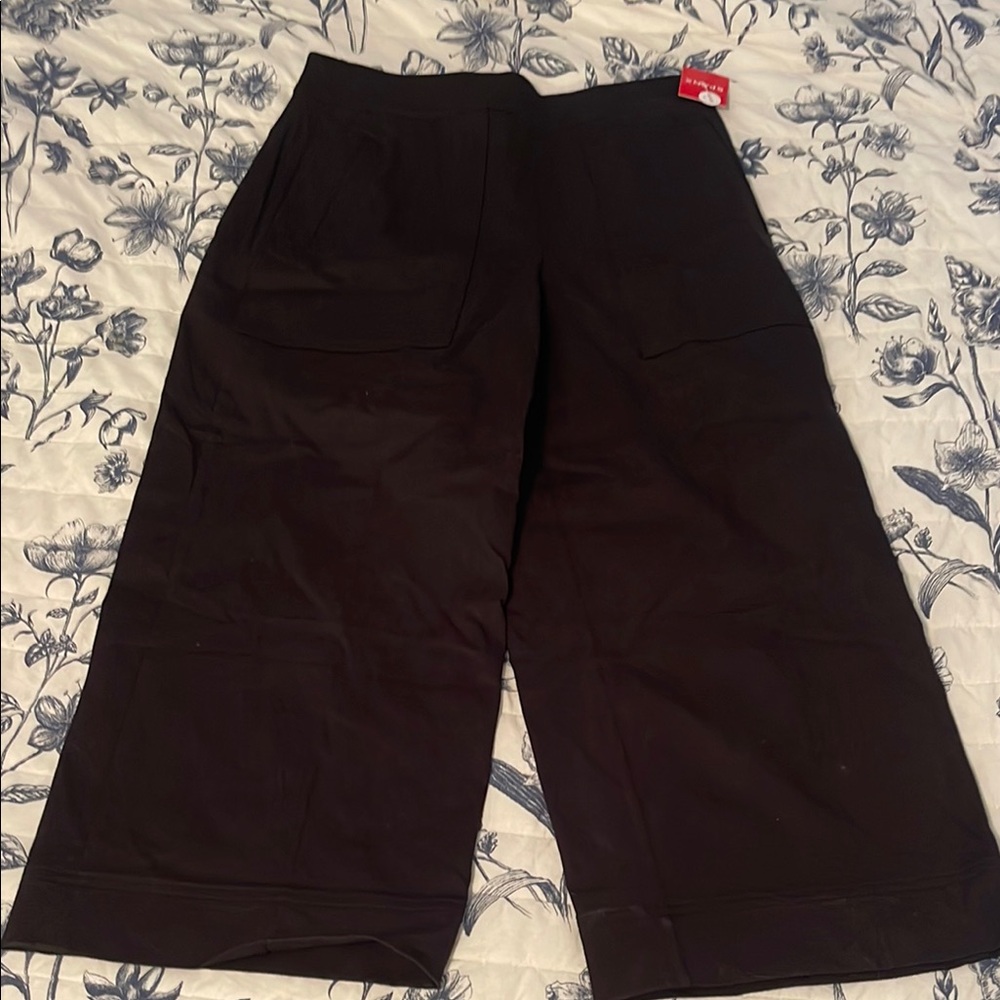 SPANX Black Wide Leg Pants NEW with tags!
